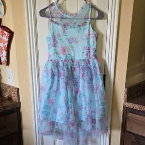 Zunie Floral Pastel Kids Dress